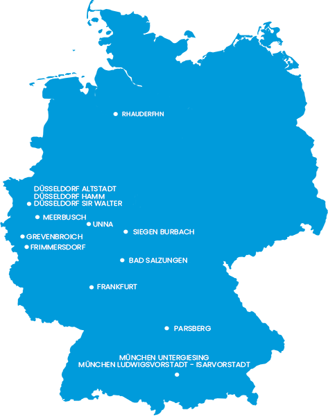 Fest Test Deutschlandkarte